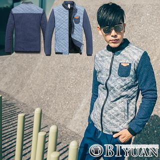OBI YUAN Fleece-lined Panel Jacket