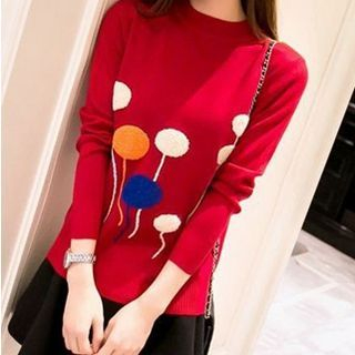 NIZ Applique Balloon Sweater