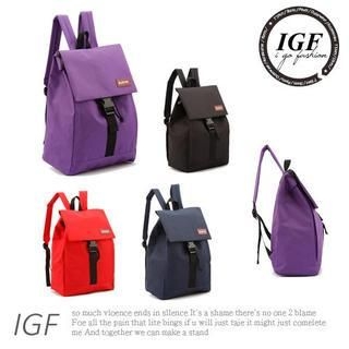 I Go Fashion Colour Flap Backpack