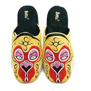 Betta Men Chinese Opera Mask Slippers