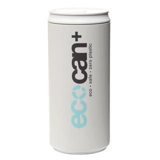 Eco Concepts Eco Can Plus White with Blue Print (450ml) One Size