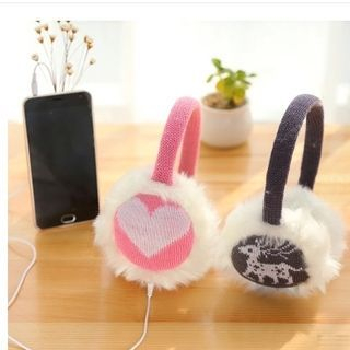 Class 302 Printed Furry Headphone