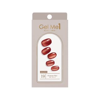 Cosme de Beaute - Gel Me 1 Nail Art Stickers 19 D'amour Red (Magnet) - 30 pcs
