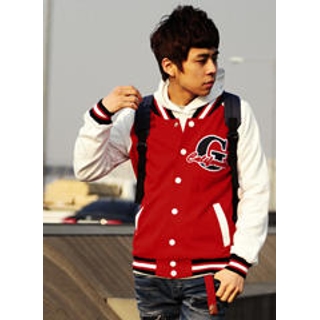 Color-Block Baseball Jacket
