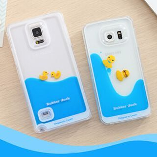 Casei Colour Swimming Duck Liquid Case for Samsung Note 3 / Note 4 / S6