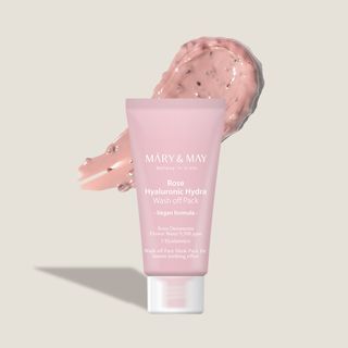 Mary&May - Rose Hyaluronic Hydra Wash Off Mask Pack Mini - Schlammmaske