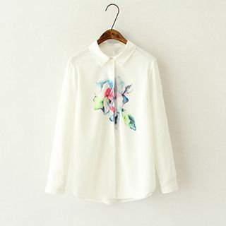 ninna nanna Flower Print Shirt