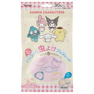 Skater - Sanrio Characters Insect Repellent Silicone Ring Bracelet 30 pcs