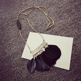 Ticoo Feather Necklace