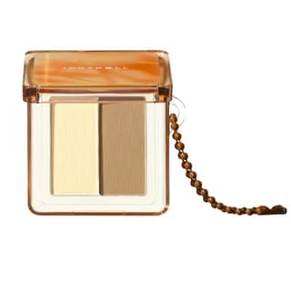 Judydoll - 2 In 1 Highlighter Contour Mini Palette #Mini Palette - 2G