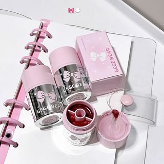 Gege Bear - BUY 3 GET 40% OFF - Dual Color-Locking Lip Jelly - 4 Colors #01 Guava Peach - 2.5g + 2.5g
