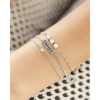 Miss21 Korea Set of 3: Chain Bracelet