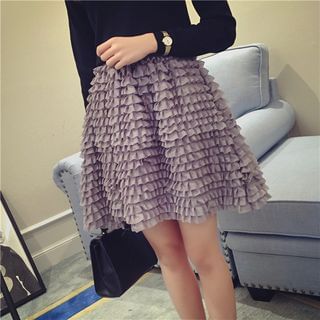 MayFair Tiered Pleated Skirt