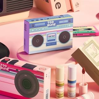 TOORUNE - Tiny Salty Limited Edition Lip Mud Set - 2 Types E01# (1.8g x 3)