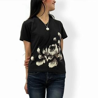 [Women] "Peony" Print Tee