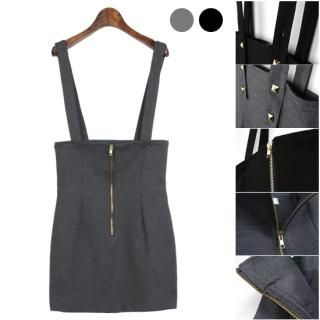 High-Waist Jumper Skirt