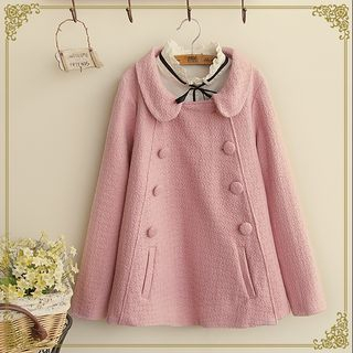 Fairyland Double-Breasted Peter Pan Collar Jacket