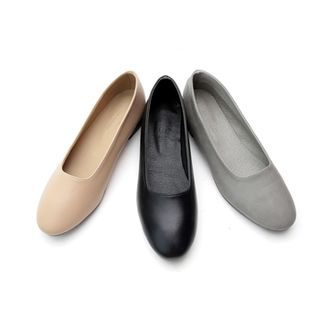 midnightCOCO Faux-Leather Flats