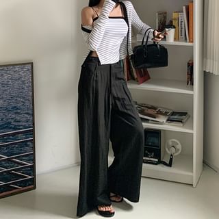Zip-Fly Extra-Wide Pants