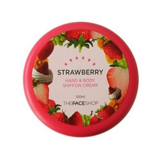 The Face Shop Strawberry Hand & Body Shiffon Cream 100ml 100ml