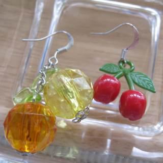 Fit-to-Kill Lovely Cherry and Oranges Earrings