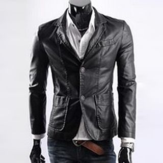 Besto Faux Leather Jacket