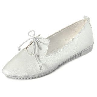 yeswalker Pointy Lace-Up Flats