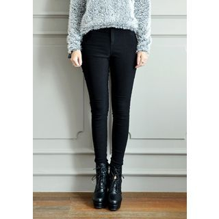 DEEPNY Brushed-Fleece Skinny Pants