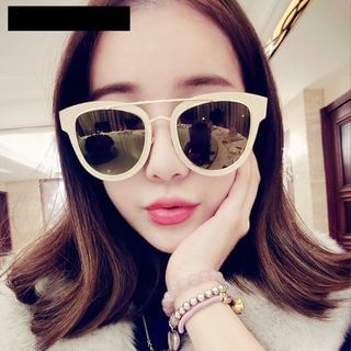 MOL Girl Metal Frame Color Lens Sunglasses