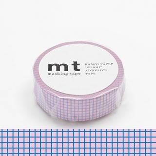 mt mt Masking Tape : mt 1P Grid Blue on Sakura