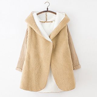 ninna nanna Fleece Hooded Coat