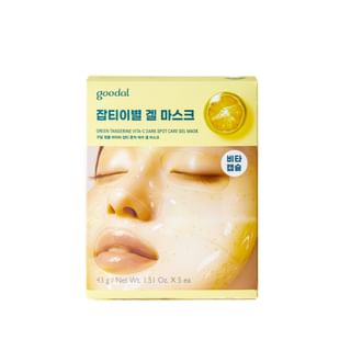 Goodal - Green Tangerine Vita C Dark Spot Care Gel Mask Set 43g x 5 sheets
