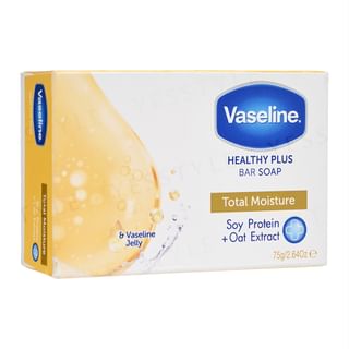 Vaseline - Healthy Plus Bar Soap Total Moisture Soy Protein + Oat Extract 75G