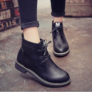 Wello Lace Up Ankle Boots