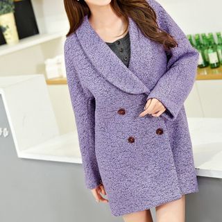 MyShow Double Breasted Long Coat