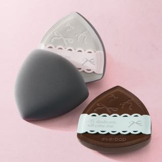 Everbab - Bow Series Milk Skin Air Cushion Puff Set Air Cushion Puff Set (2Pcs)
