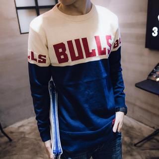 Bay Go Mall Lettering Sweater