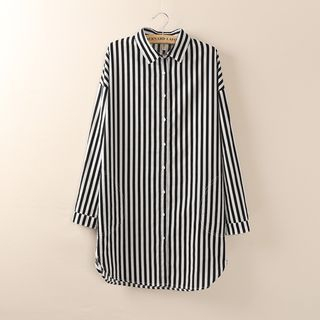 Tangi Striped Shirtdress