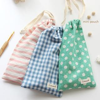iswas Drawstring Patterned Mini Pouch