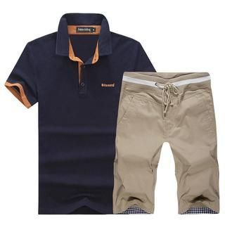 Alvicio Set: Short-Sleeve T-Shirt + Casual Shorts