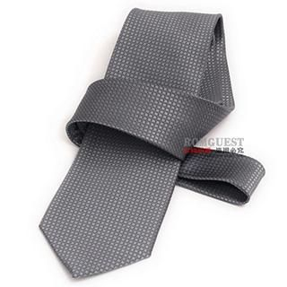 Romguest Plaid Tie Gray - One Size
