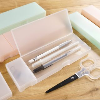 Cute Essentials Translucent Pencil Case