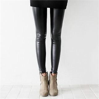 Beccgirl Faux-Leather Leggings