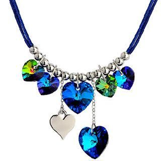 Mbox Jewelry Swarovski Elements Crystal Heart Necklace