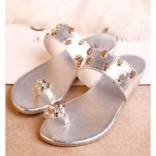 Chryse Metallic Sandals