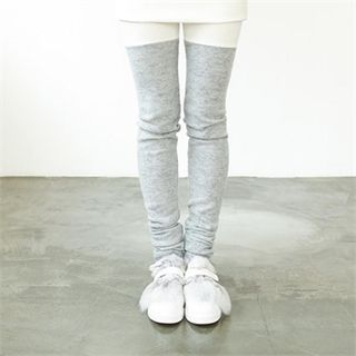 GLAM12 Wool Blend Color-Block Leggings