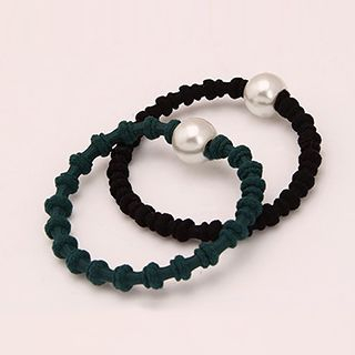 Oohlala! Faux Pearl Hair Tie