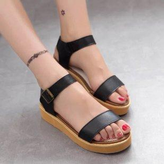 Sunsteps Ankle-Strap Flat Sandals