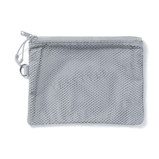 Polyester Double Zipper Case M Gray 1 pc