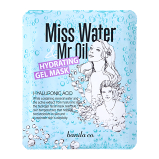 banila co. Miss Water & Mr Oil Hydrating Gel Mask (Hyaluronic Acid) 1Sheet